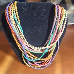 Multicolor Beaded "Chico's" Necklace